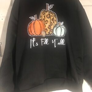 Black 'It's Fall Y'all' Sweater